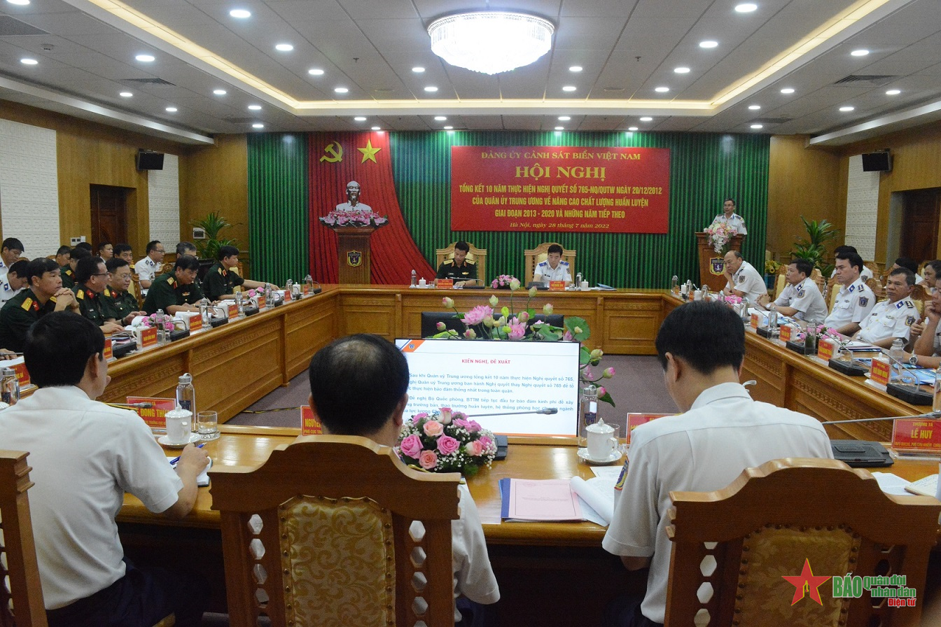 Đảng ủy Cảnh sát biển tổng kết 10 năm thực hiện Nghị quyết số 765-NQ/QUTW  